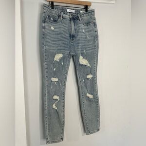 Judy Blue‎ Distressed Skinny Jeans